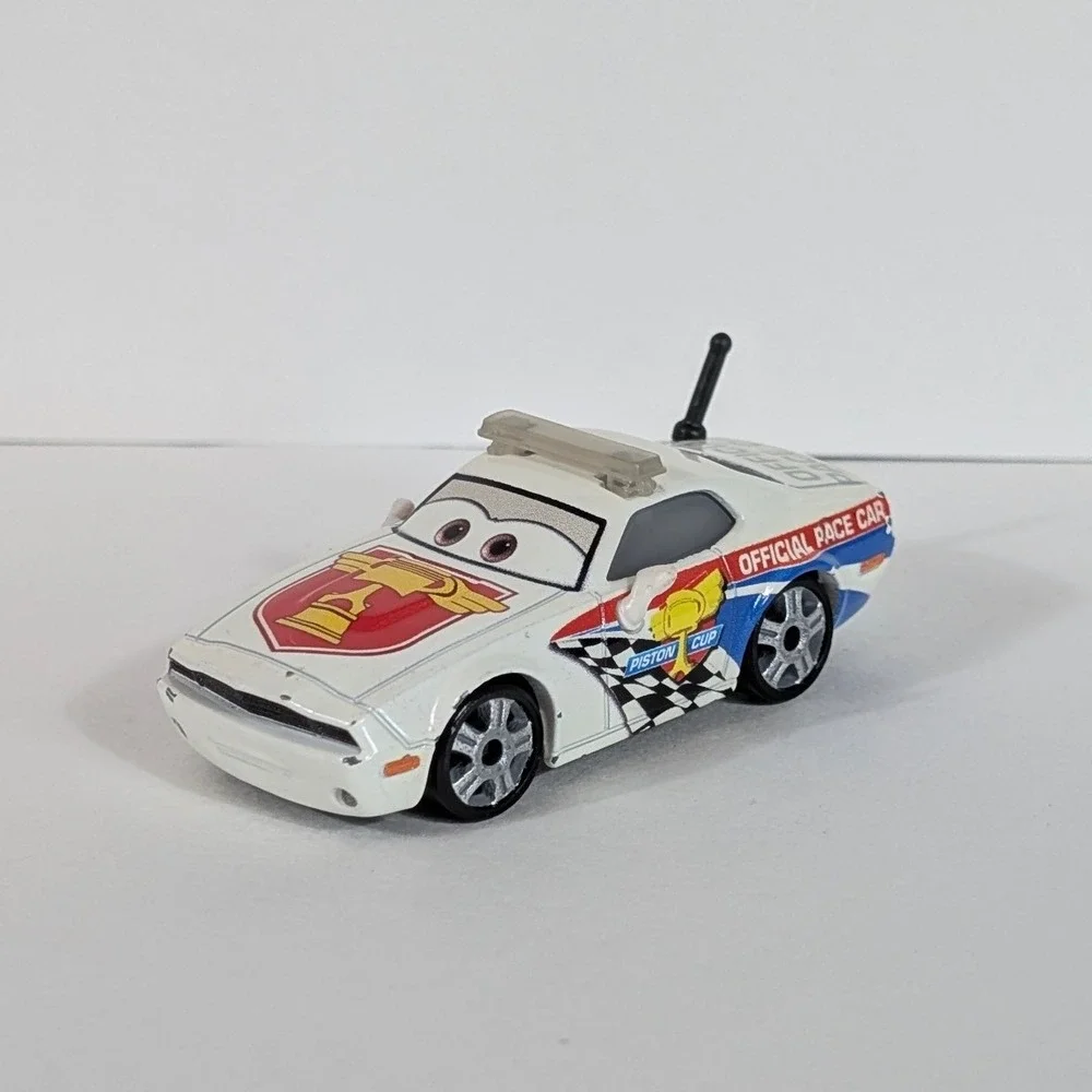 Disney Pixar Cars Official Pace Car Pat Traxson Diecast 1:55 Mattel